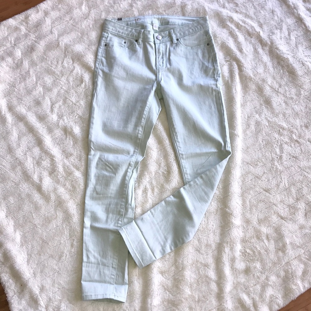 Robins Egg blue Strech Jeans